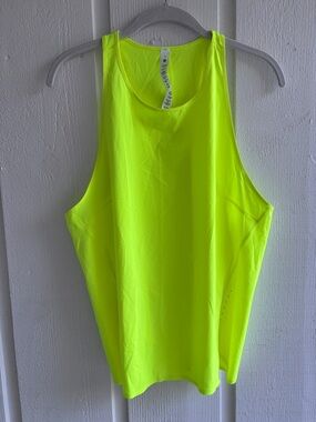 lululemon athletica Neon Yellow Performance Tank Top